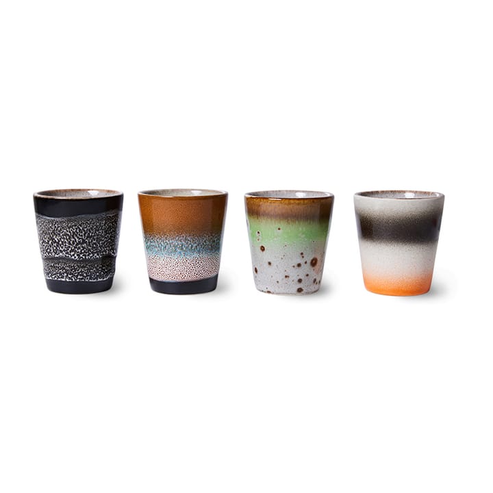 70's ristretto mok 4-pack - Good vibes - HKliving