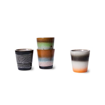 70's ristretto mok 4-pack - Good vibes - HKliving