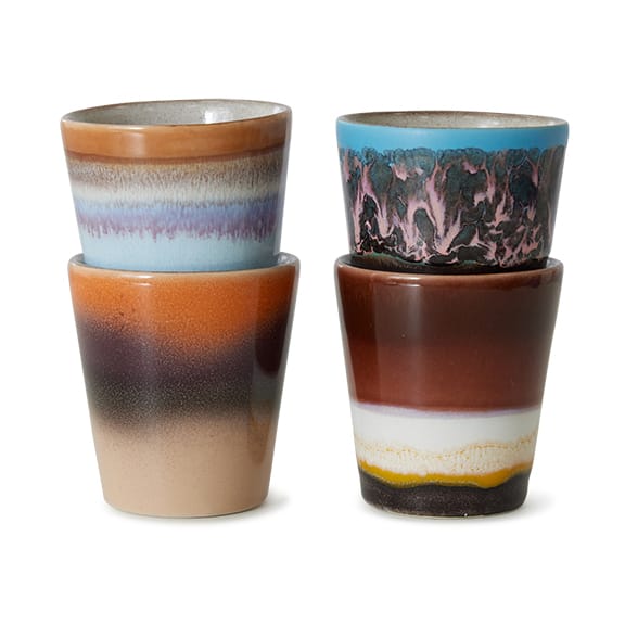 70's ristretto mok 4-pack, Solar HKliving