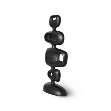 Aluminium sculpture 80 cm - Heavy black - HKliving