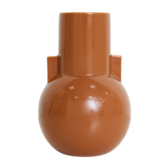 Ceramic vaas small 26 cm - Caramel - HKliving