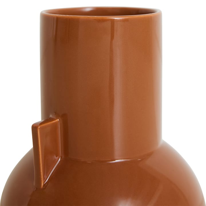 Ceramic vaas small 26 cm, Caramel HKliving
