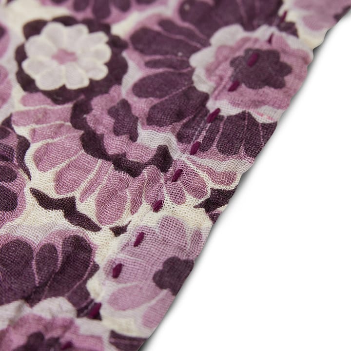 Floral katoenen servet 30x30 cm 2-pack, Burgundy HKliving