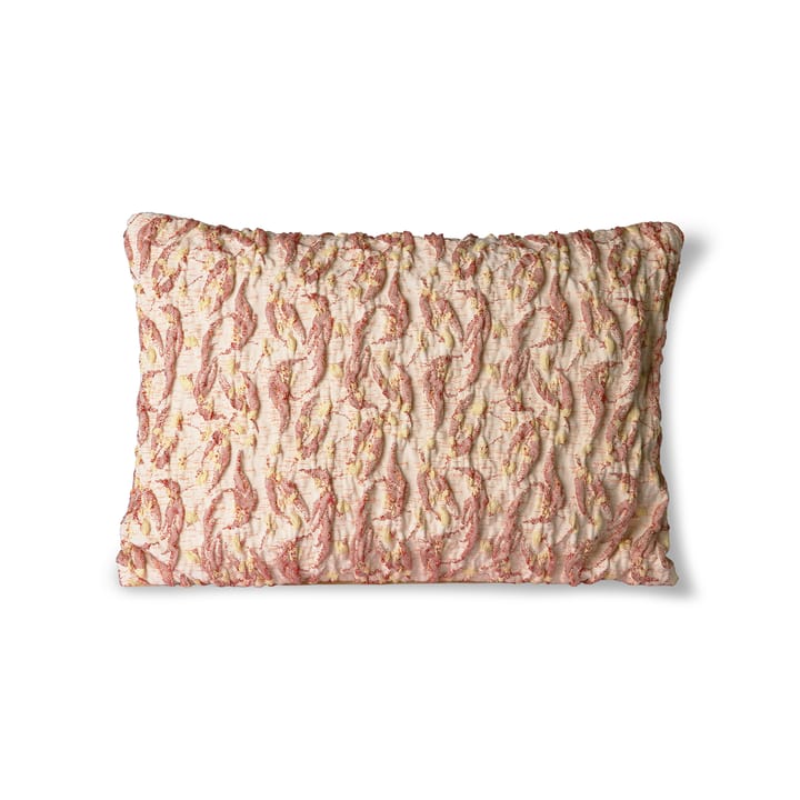 Floral kussen 30x40 cm, Burgundy-geel HKliving