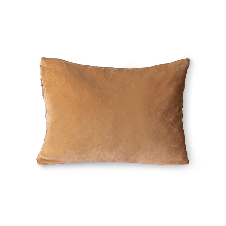 Floral kussen 30x40 cm, Burgundy-geel HKliving