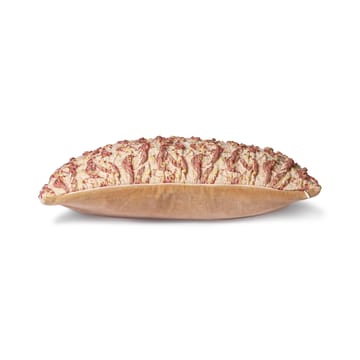 Floral kussen 30x40 cm - Burgundy-geel - HKliving