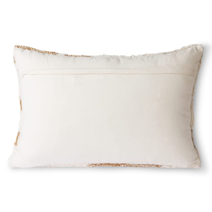 Fluffy kussen 35x55 cm, Wit-beige HKliving