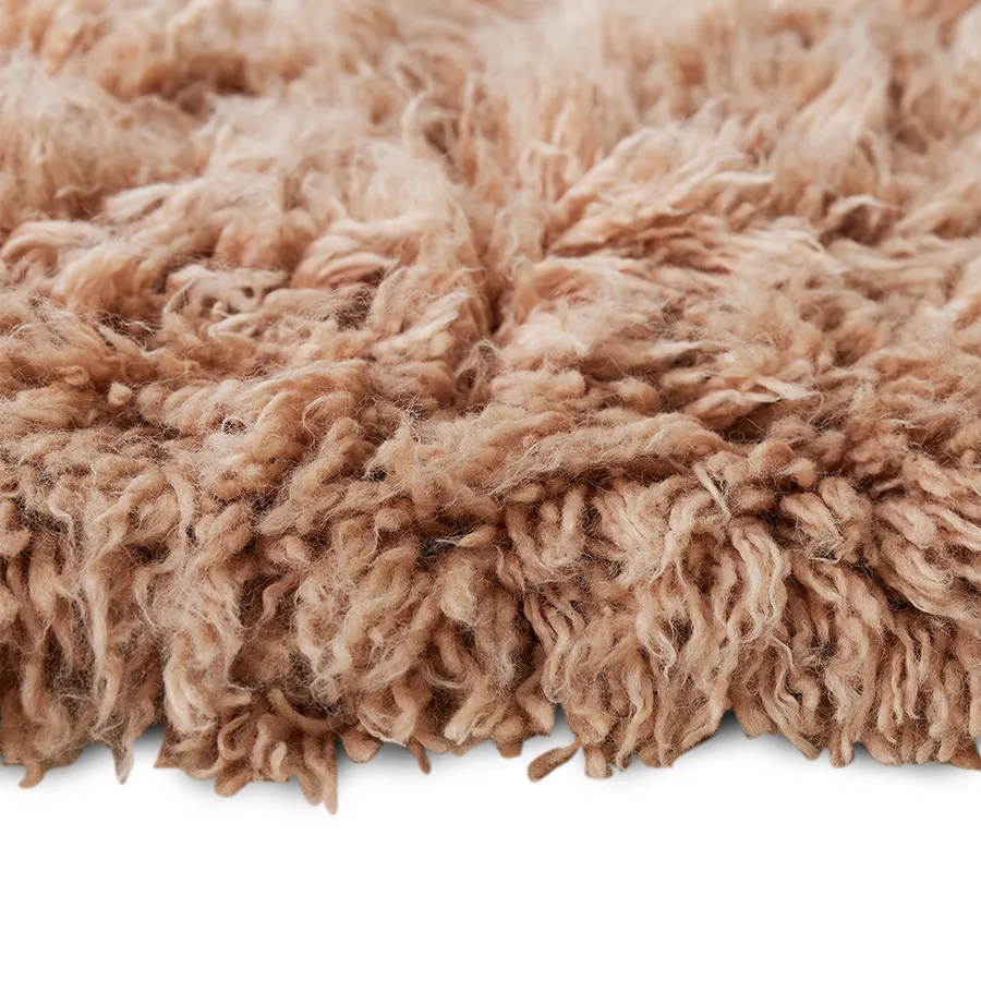 Fluffy vloerkleed, 200x300 cm, soft pink HKliving