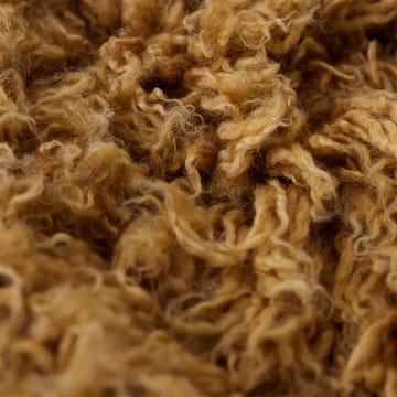 Fluffy vloerkleed rond - Ø200 cm, caramel - HKliving