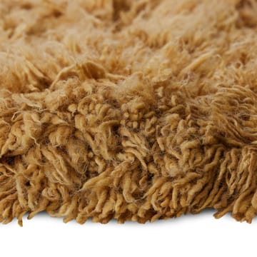 Fluffy vloerkleed rond - Ø200 cm, caramel - HKliving