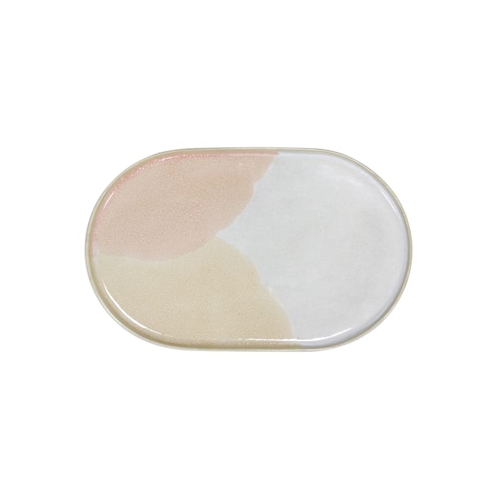 Gallery ceramics ovaal bordje - roze/ nude - HKliving