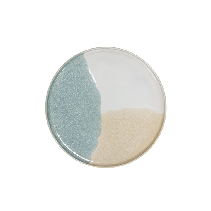Gallery ceramics rond bordje - mint/ nude - HKliving