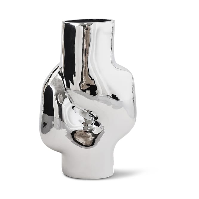 Gleam vaas high - Chrome - HKliving