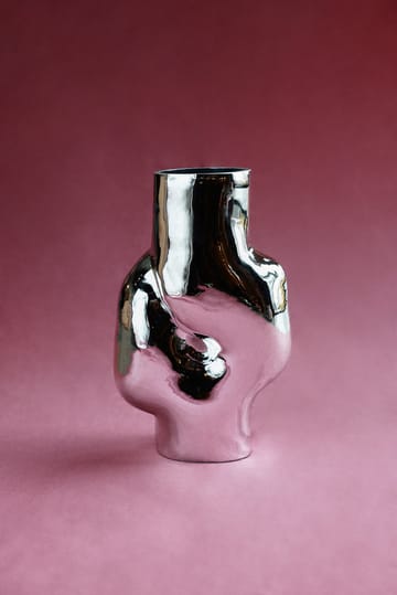 Gleam vaas high - Chrome - HKliving