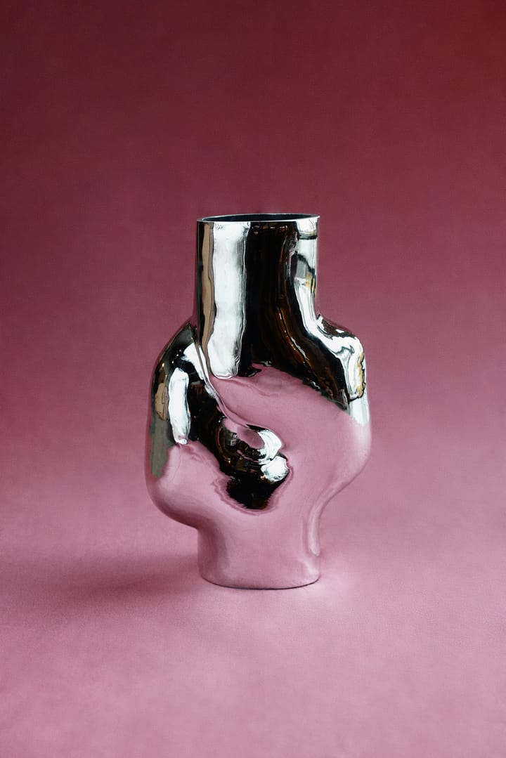 Gleam vaas high, Chrome HKliving