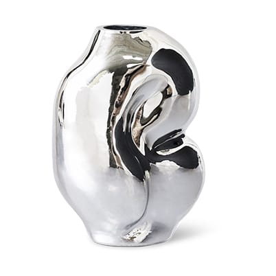 Gleam vaas small - Chrome - HKliving