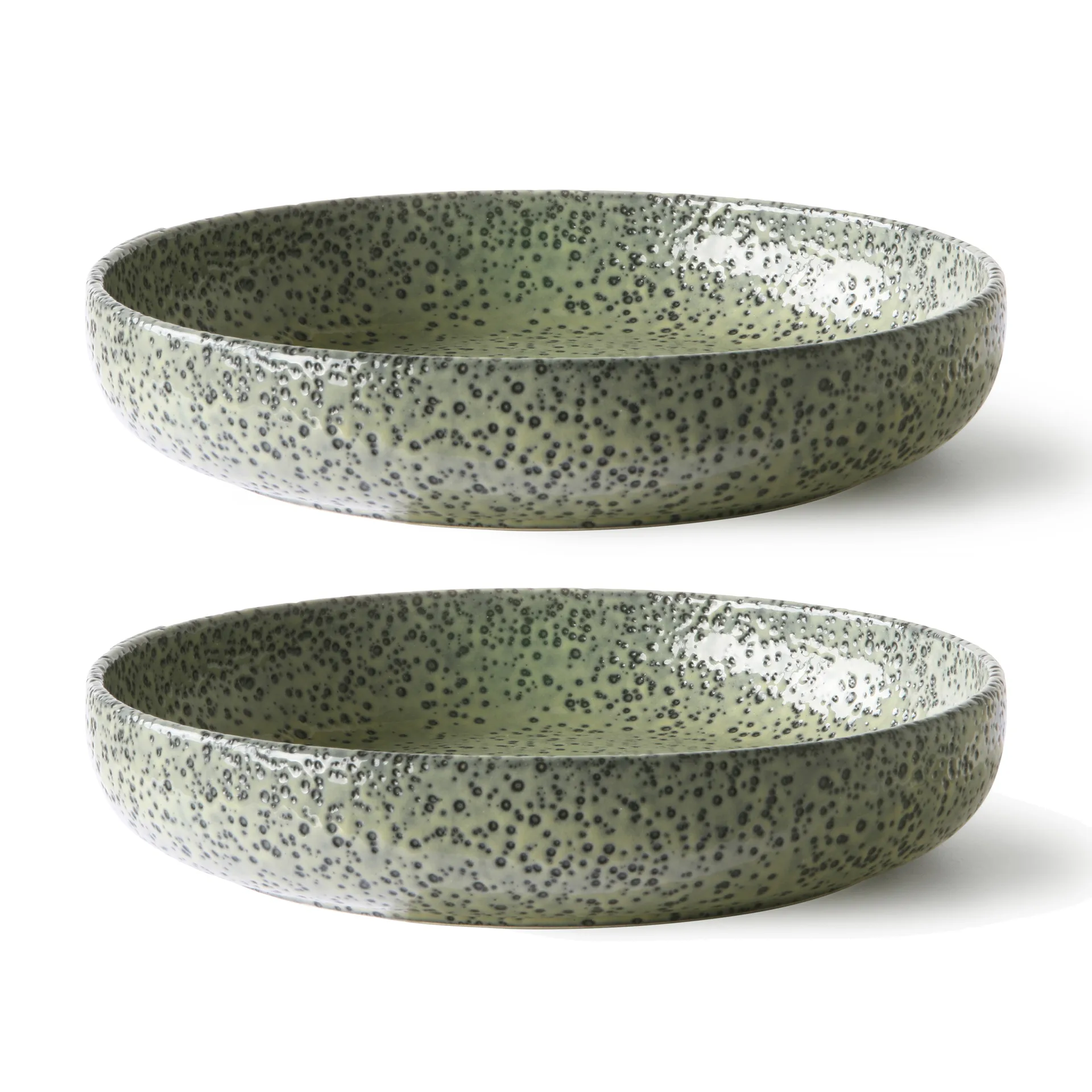 Gradient diep bord Ø21,5 cm 2-pack, Green HKliving
