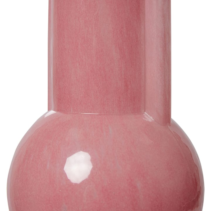 HK Living glazen vaas 25 cm, Flamingo pink HKliving