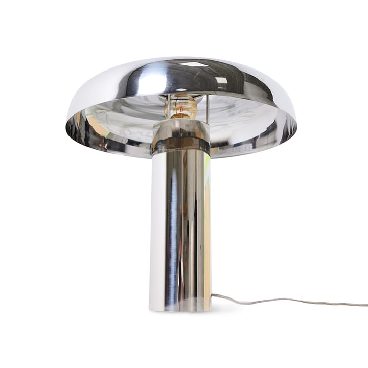 HK Living mushroom tafellamp, Chrome HKliving
