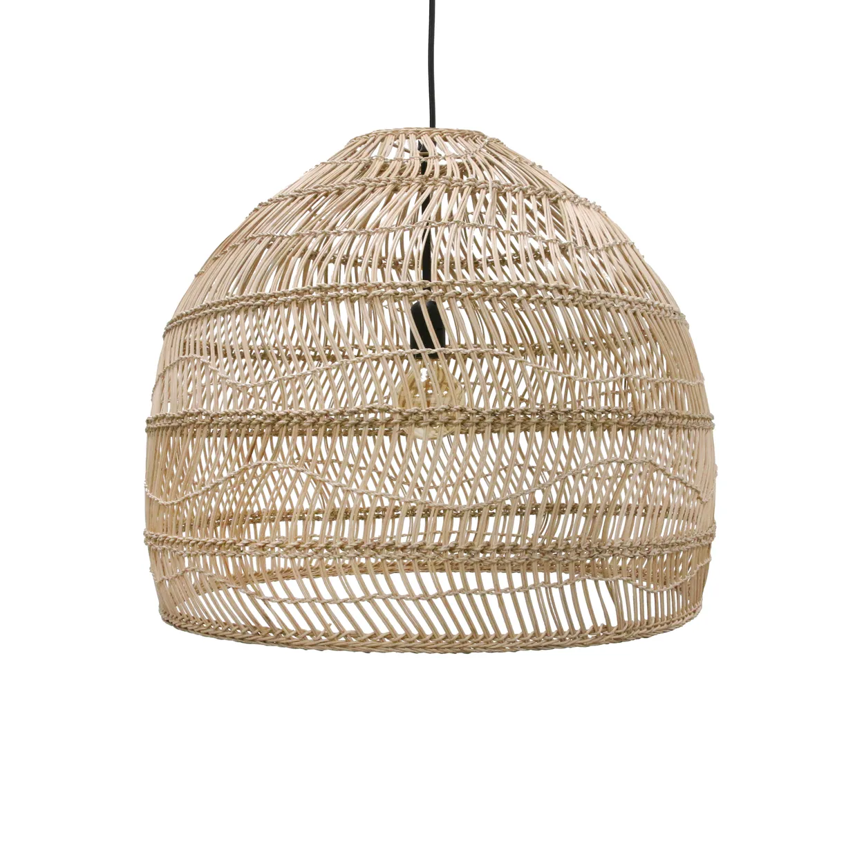 HKliving HKliving hanglamp rotan middel natuur