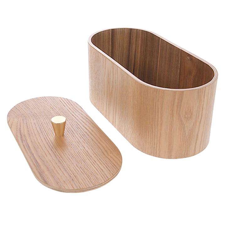 HKliving houten doosje met deksel, Donkerbruin HKliving