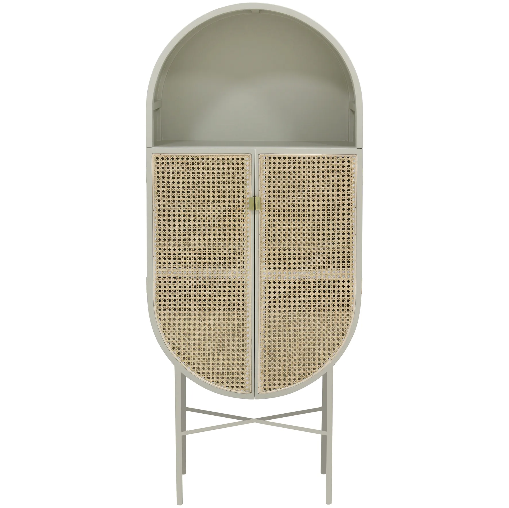 HKliving retro ovale kast, groengrijs HKliving