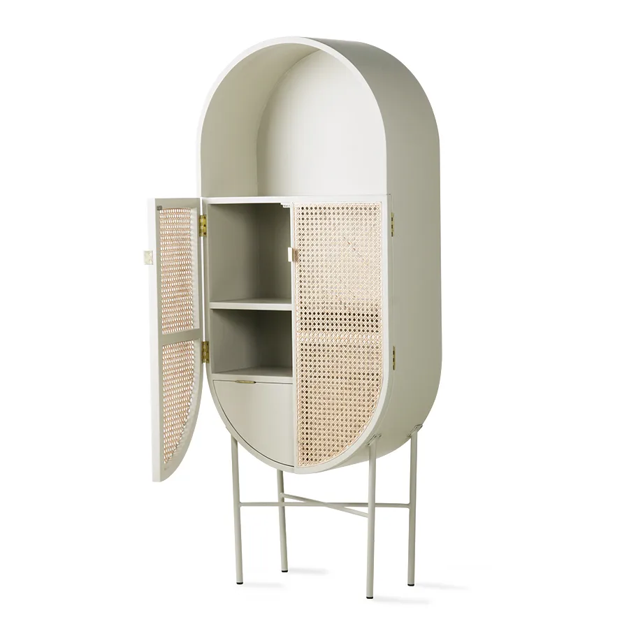 HKliving retro ovale kast, groengrijs HKliving