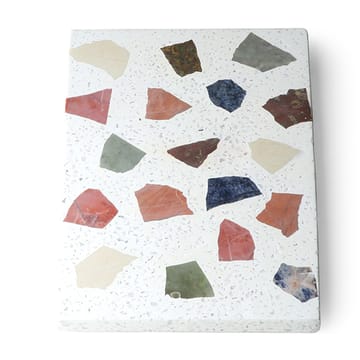 HKliving terrazzo snijplank 30x25 cm - Wit - HKliving