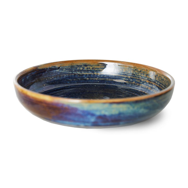 Home Chef diep bord large Ø21,5 cm, Rustic blue HKliving
