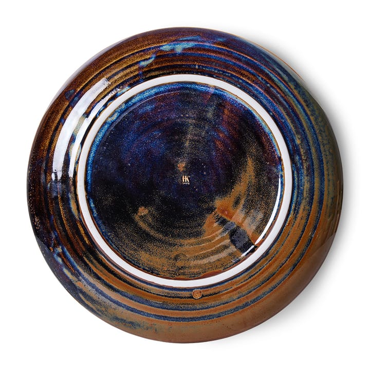 Home Chef diep bord large Ø21,5 cm, Rustic blue HKliving
