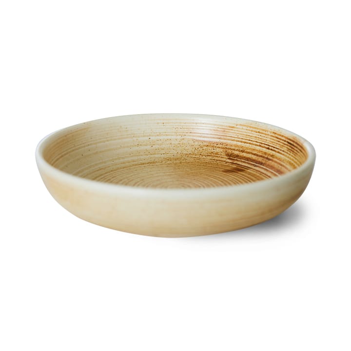 Home Chef diep bord large Ø21,5 cm - Rustic cream-brown - HKliving