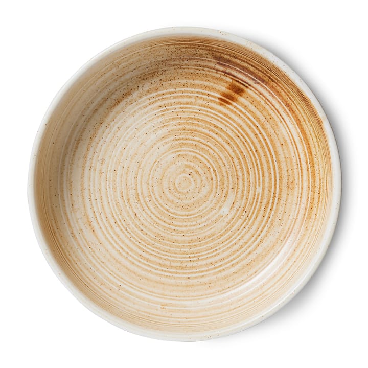 Home Chef diep bord large Ø21,5 cm, Rustic cream-brown HKliving