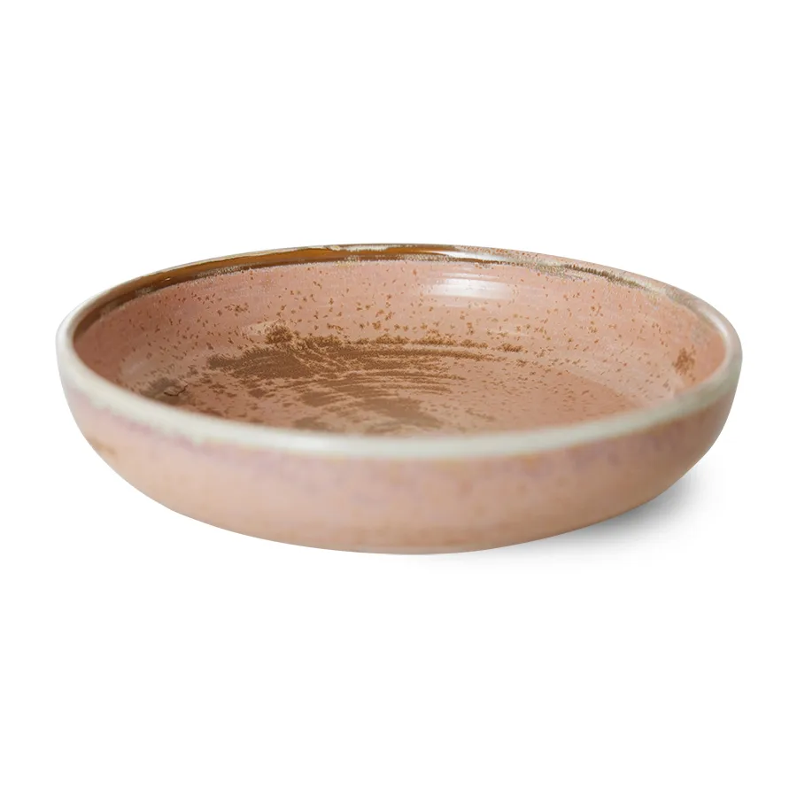 Home Chef diep bord large Ø21,5 cm, Rustic pink HKliving