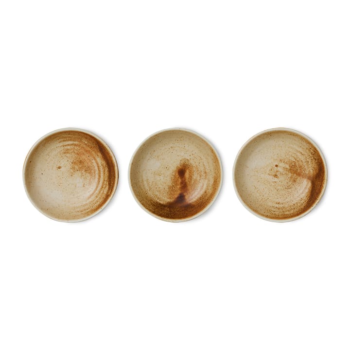 Home Chef kom klein Ø9 cm, Rustic cream-brown HKliving
