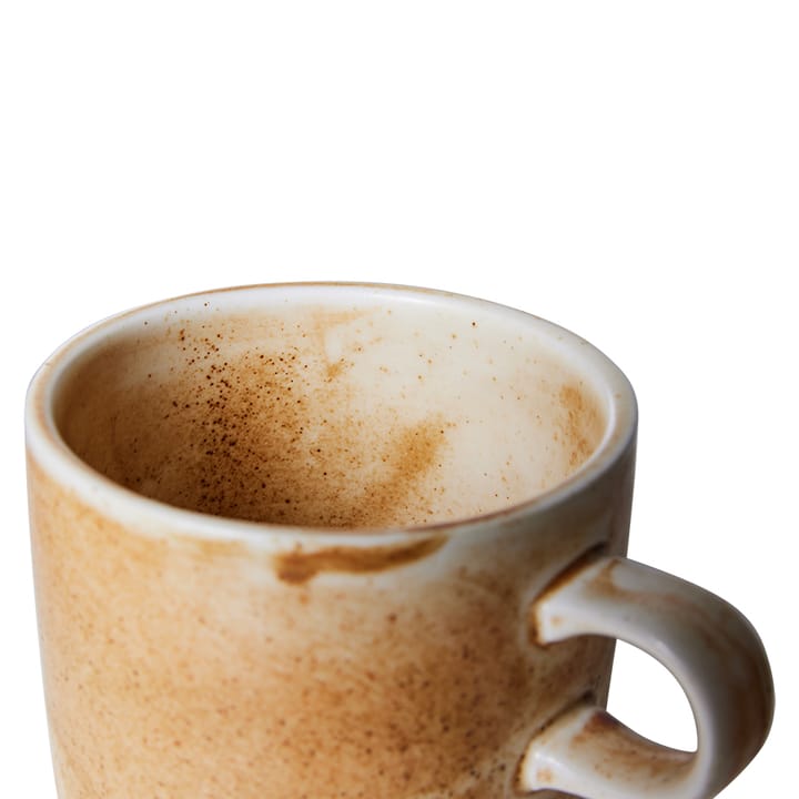 Home Chef kop met schotel 22 cl, Rustic cream-brown HKliving