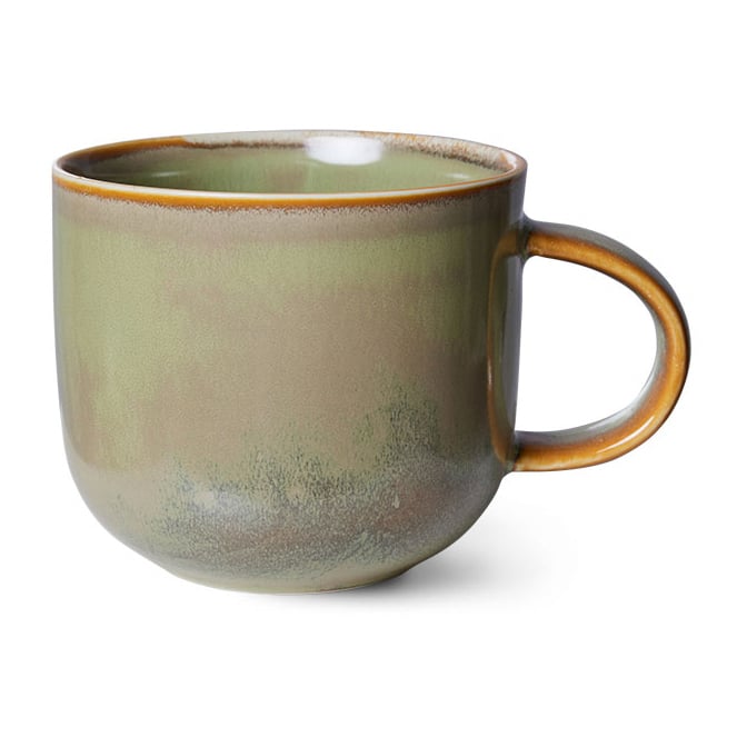 HKliving Home Chef mok met oor 32 cl Moss green
