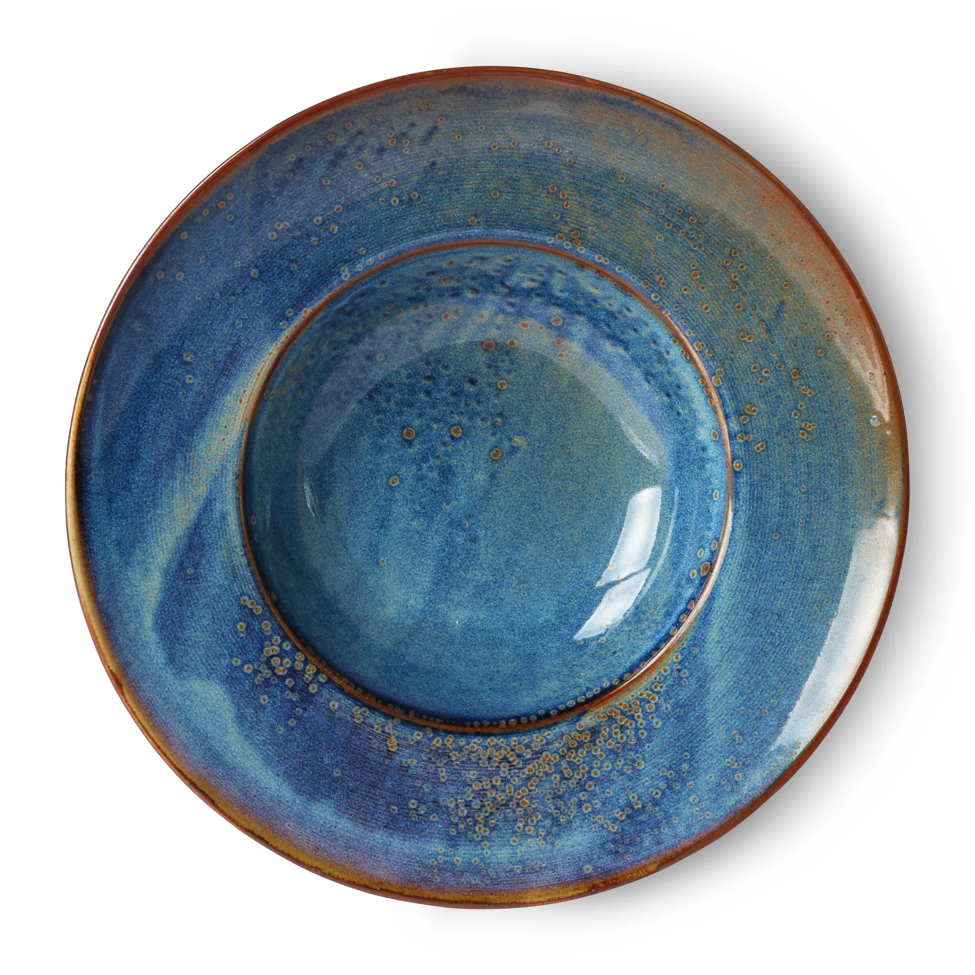 Home Chef pastabord Ø28,5 cm, Rustic blue HKliving