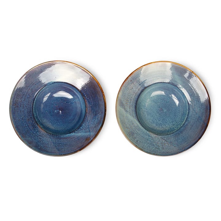 Home Chef pastabord Ø28,5 cm, Rustic blue HKliving