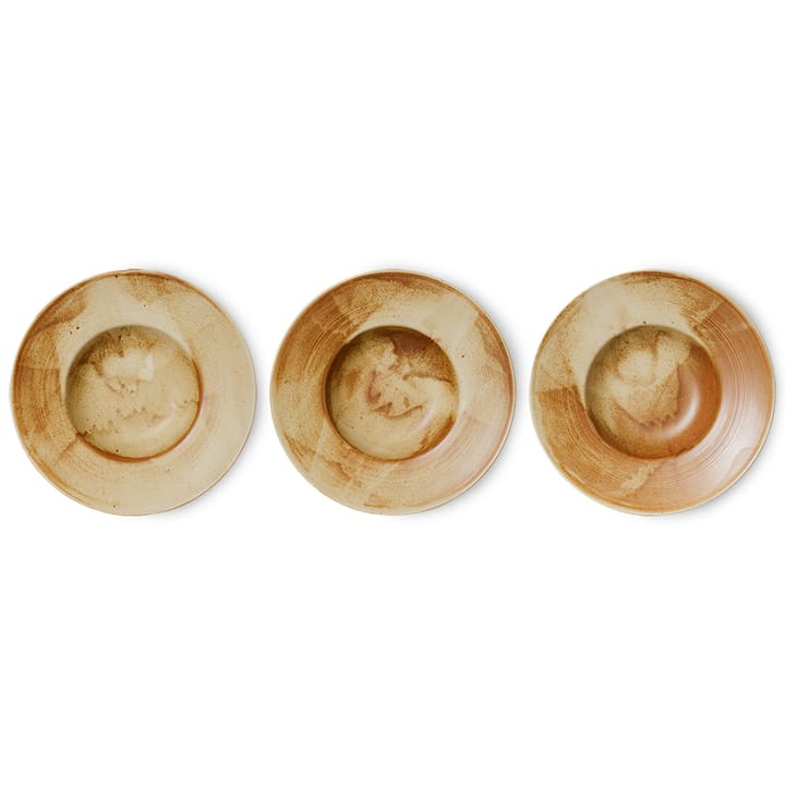 Home Chef pastabord Ø28,5 cm, Rustic cream-brown HKliving