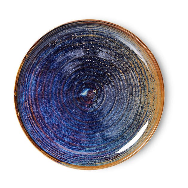 Home Chef side plate bordje Ø20 cm - Rustic blue - HKliving