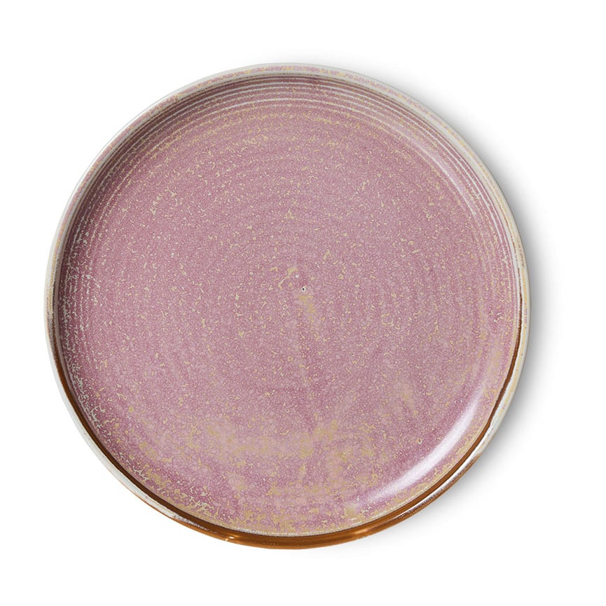 HKliving Home Chef side plate bordje Ø20 cm Rustic pink