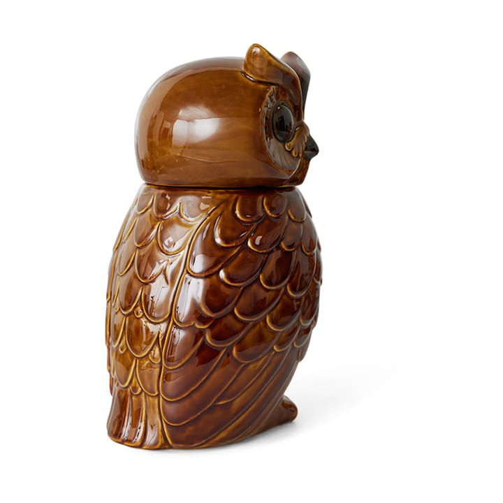 Keramische owl opbergpot, Roasted HKliving