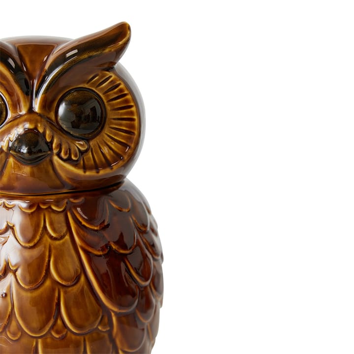 Keramische owl opbergpot, Roasted HKliving