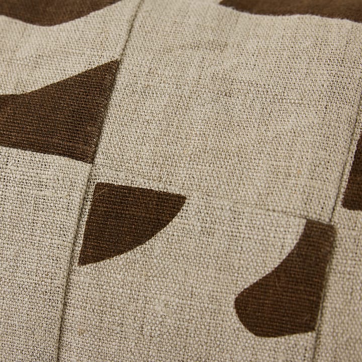 Natural patched kussen 30x70 cm, Beige HKliving