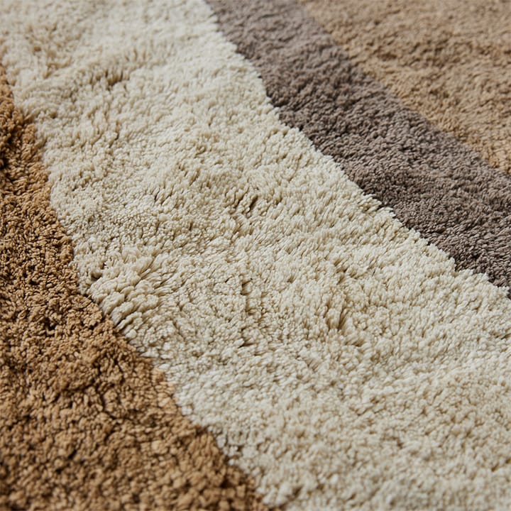 Natural waves badmat Ø120 cm, Natural multicolours HKliving