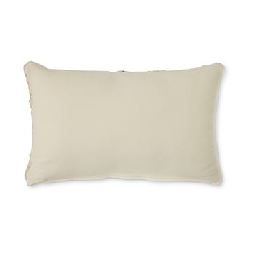 Natural wool striped kussen 30x50 cm - White - HKliving