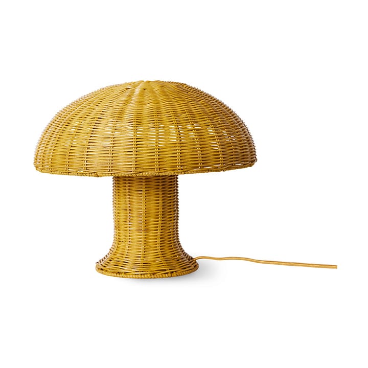 Rattan tafellamp - Mustard - HKliving