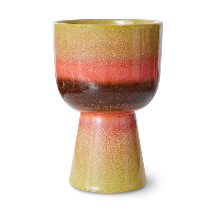 Retro bloempot Ø16,5 cm - Lime green - HKliving