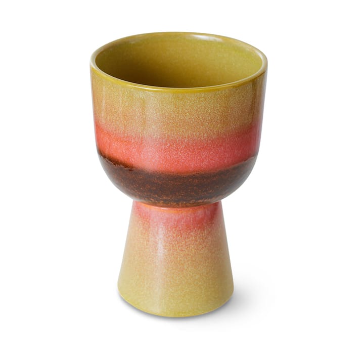 Retro bloempot Ø16,5 cm, Lime green HKliving