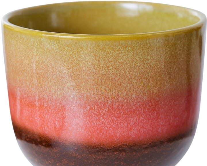 Retro bloempot Ø16,5 cm, Lime green HKliving